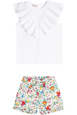 La Coqueta Frida top and Adriana shorts set
