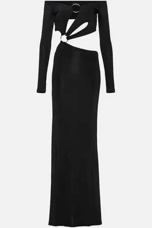 Louisa Ballou Cutout jersey maxi dress
