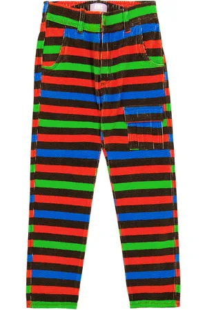 ERL Pinstripe stretch-cotton pants