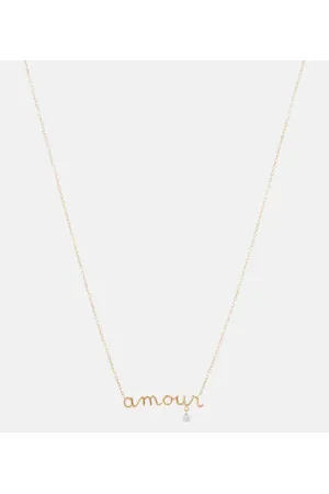 PERSÉE PersÃ©e Around the Words 18kt necklace with diamond