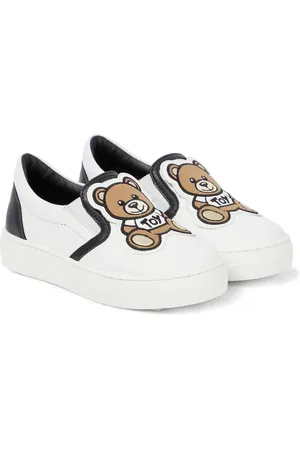 Moschino Slip-on leather sneakers