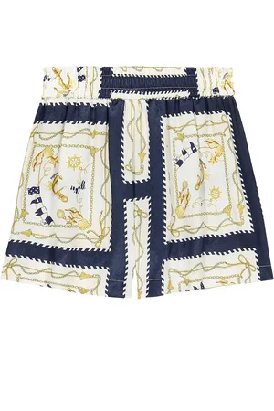MONNALISA Printed satin shorts