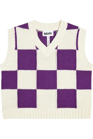 Molo Gitta checked cotton vest