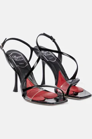 Roger Vivier I Love Vivier PVC and patent leather sandals