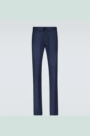 Sease Sunset pinstriped drawstring pants