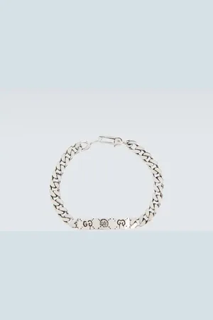 Gucci X Trouble Andrew Ghost sterling bracelet