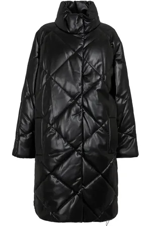 Stand Studio Anissa quilted faux leather coat