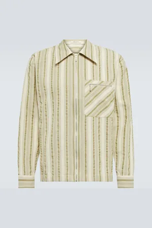 WALES BONNER Atlantic striped cotton jacket