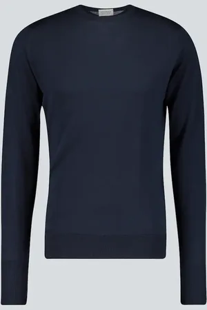 JOHN SMEDLEY Wool Marcus crewneck sweater