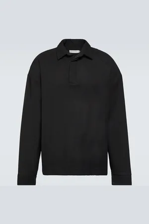 The Frankie Shop Dennis polo woven sweater