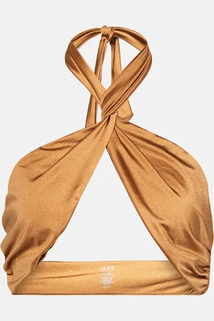 Jade Swim Helix halterneck bikini top
