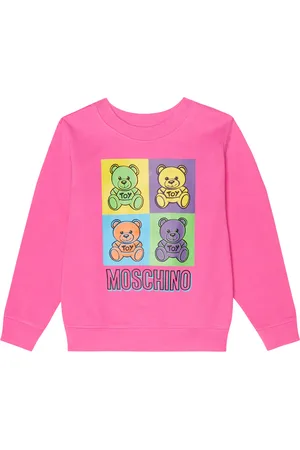 Moschino Printed cotton-blend sweatshirt