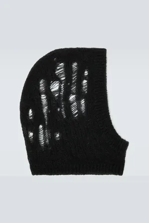 Rick Owens Distressed ski mask