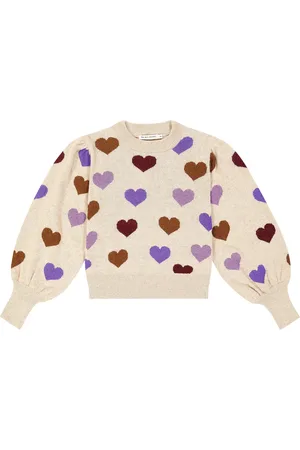 The New Society Hearts intarsia wool-blend sweater