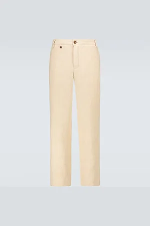 King & Tuckfield Linen and cotton chino pants