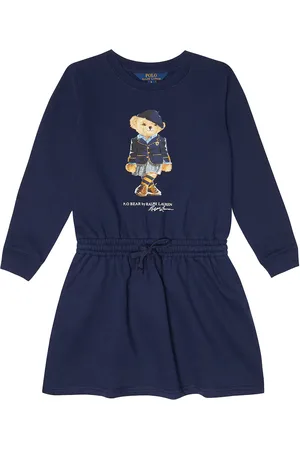 Ralph Lauren Polo Bear fleece sweater dress