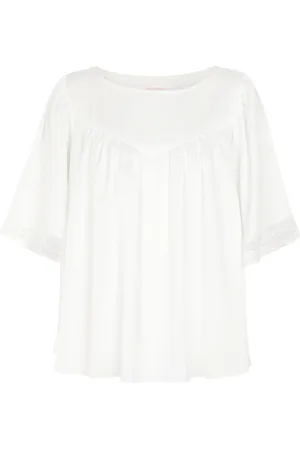 See by Chloé See By ChloÃ© Lace-trimmed blouse