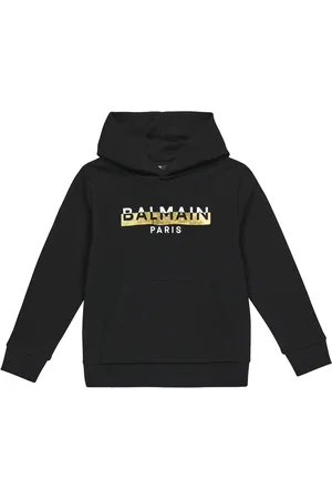 Balmain Logo cotton hoodie