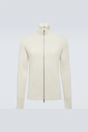 Jil Sander Ribbed-knit wool cardigan