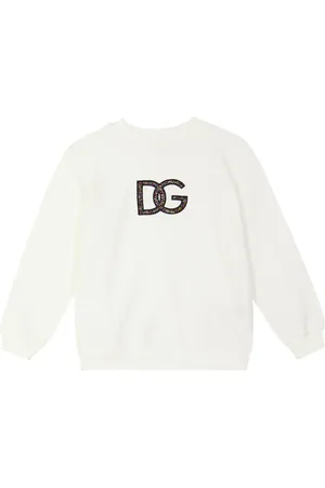 Dolce & Gabbana Logo embellished cotton sweatshirt