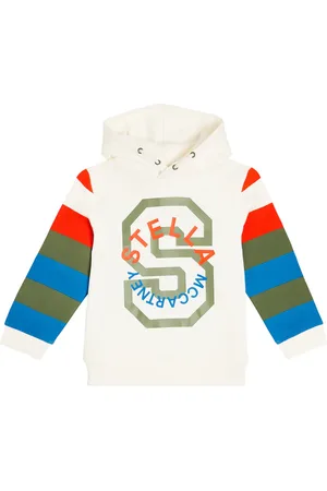 Stella McCartney Logo cotton-blend jersey hoodie