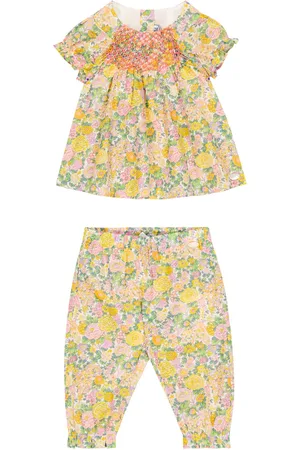 Tartine Et Chocolat Baby cotton blouse and pants set