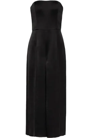 Vince Wide-leg bandeau satin jumpsuit