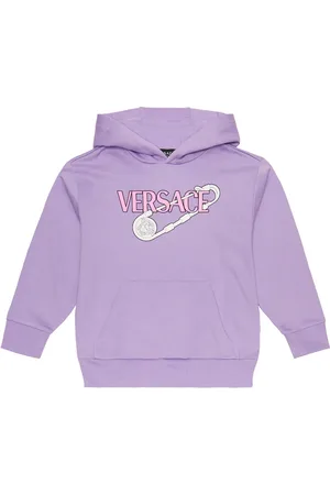 VERSACE Baby printed cotton jersey hoodie