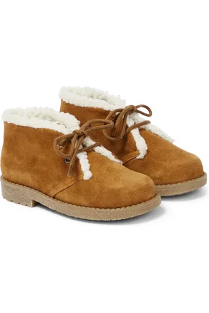 PèPè PÃ¨PÃ¨ Shearling-lined suede desert boots