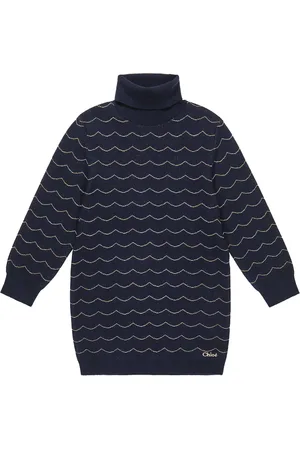 Chloé ChloÃ© Kids Cotton-blend sweater dress