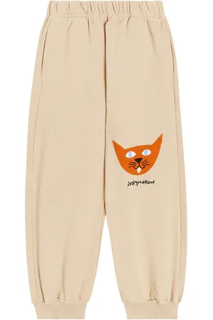 Jelly Mallow Printed cotton jersey sweatpants
