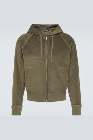 Tom Ford Towelling cotton hoodie