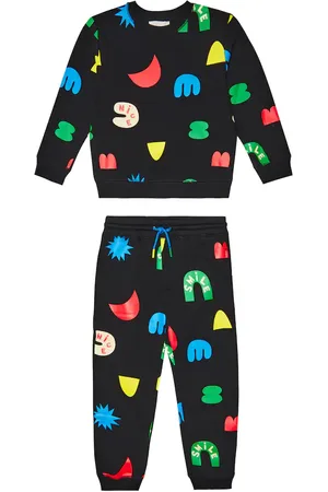 Stella McCartney Printed cotton sweatshirt and sweatpants set