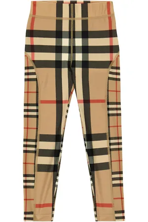Vintage Check cotton-blend cargo pants in multicoloured - Burberry Kids
