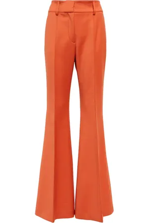 GABRIELA HEARST Rhein wool low-rise flared pants