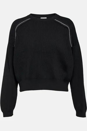 Brunello Cucinelli Embellished cotton sweater