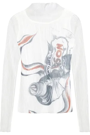 J.W.Anderson Printed sheer top