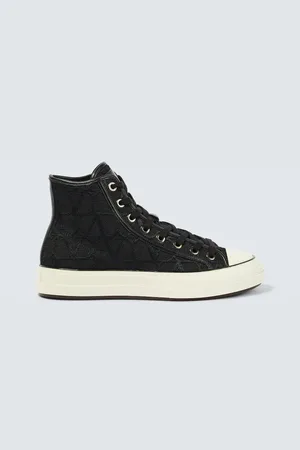 VALENTINO GARAVANI Toile Iconographe canvas sneakers