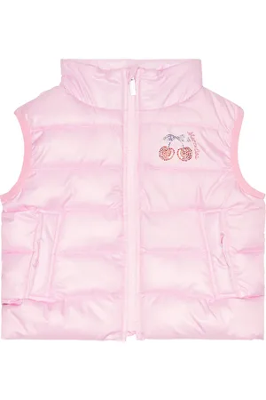 MONNALISA Embellished puffer vest