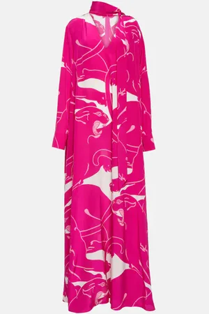 VALENTINO Printed silk jumpsuit
