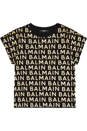 Balmain Logo printed cotton T-shirt