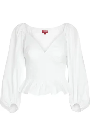 Staud Stretch-cotton blouse