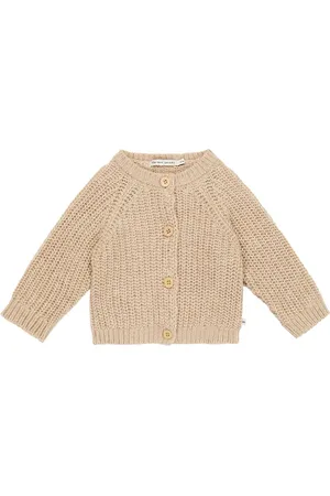 The New Society Baby Easy Rib wool-blend cardigan