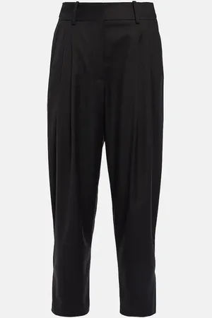 Alaïa AlaÃ¯a Herringbone tapered wool pants
