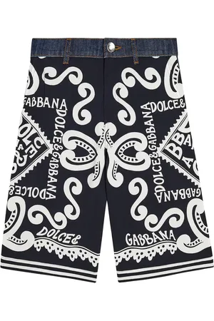 Dolce & Gabbana Logo printed cotton-blend Bermuda shorts