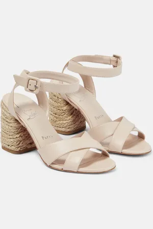 Christian Louboutin Mariza 85 leather espadrilles sandals