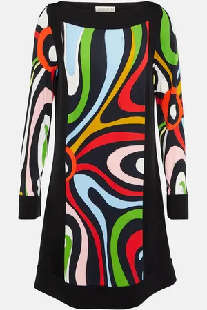 Puccini Marmo jersey minidress