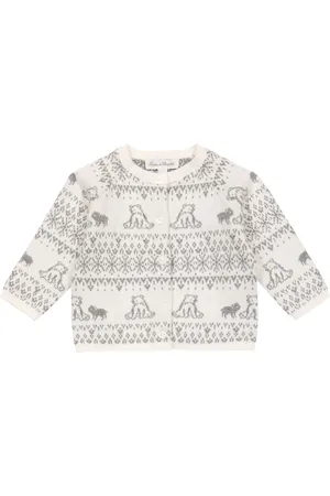 Tartine Et Chocolat Baby cotton and cashmere cardigan