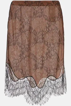 Tom Ford Ramage Tattoo lace miniskirt