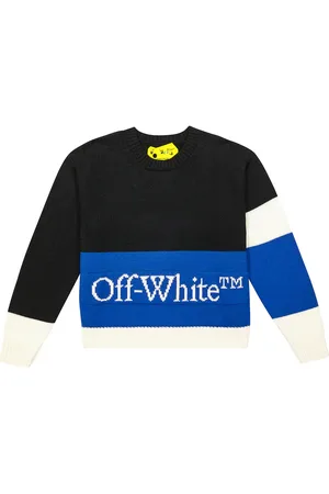 OFF-WHITE Logo colorblocked wool sweater